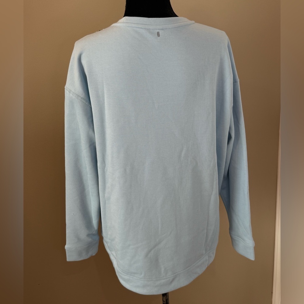 NWT Women’s NOBULL light blue Crew pullover sweatshirt- Size large - Picture 4 of 10